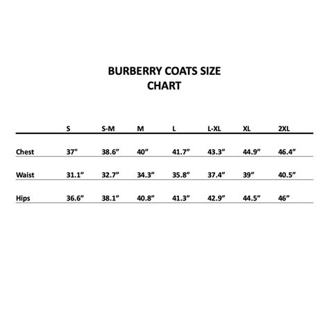 burberry size chart trench|are Burberry trench coats waterproof.